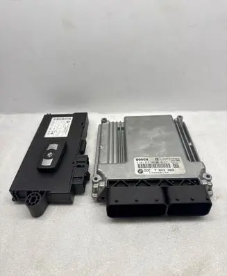 BMW 5 E60 E61 Engine ECU kit and lock set 7803369 0281013500