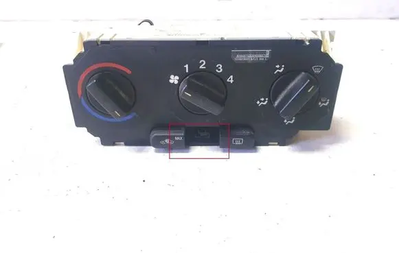 Opel Astra G Air conditioner control unit module 90559840