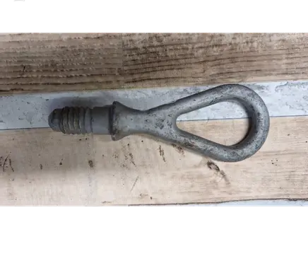 Towing hook eye