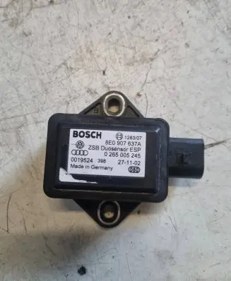 Volkswagen PASSAT B5.5 ESP acceleration yaw rate sensor 8E0907637A 0019524 0265005245