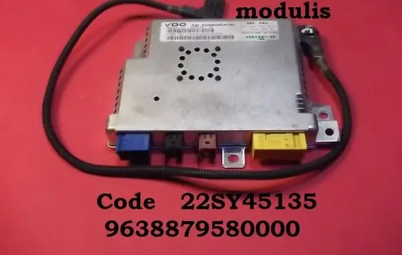 Peugeot 607 Other control units/modules 22SY45135 9638879580000