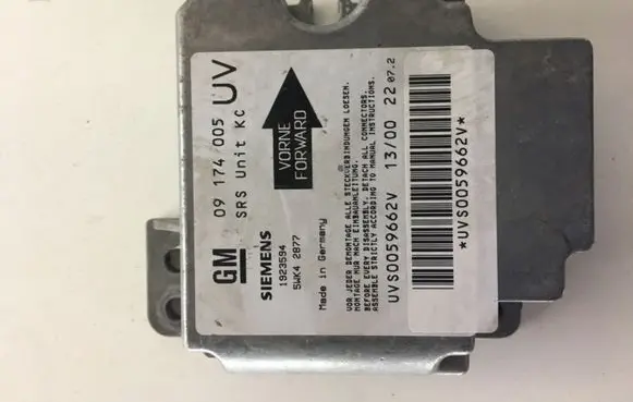 Opel Zafira A Airbag control unit/module 09174005 1923594