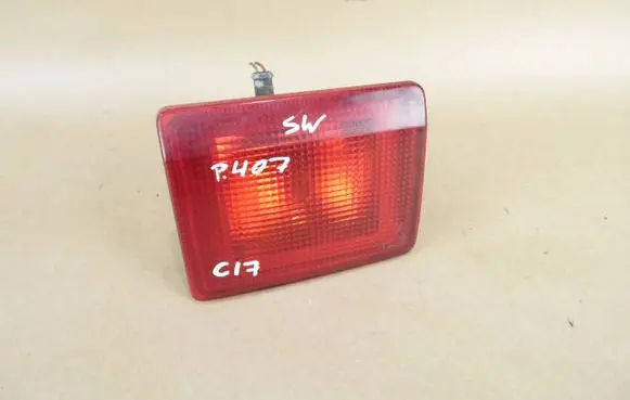 Peugeot 407 Rear fog light 9646507480 6507480 07W52