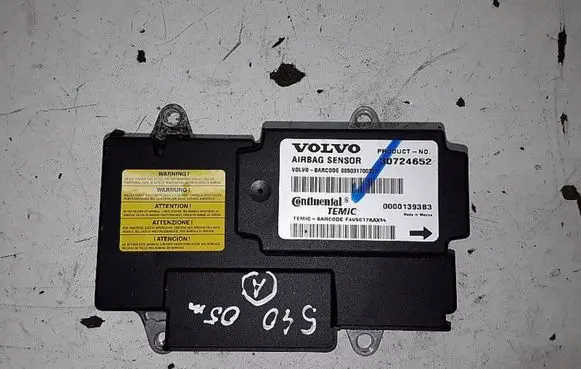 Volvo S40 Airbag control unit/module 30724652 00001393B3