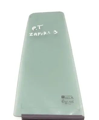 Opel Zafira B Rear door window glass