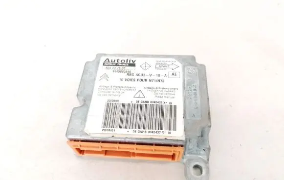 Citroen Xsara Airbag control unit/module 9645883980 600237600