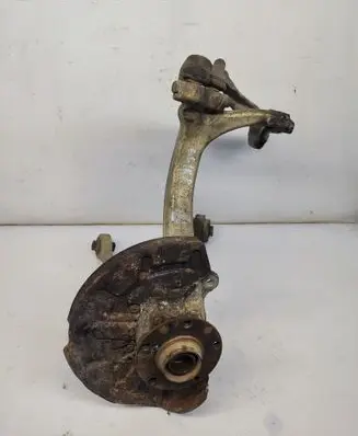 Front wheel hub spindle knuckle