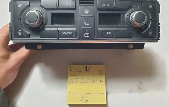 Audi A8 S8 D3 4E Climate control unit 4E0820043F
