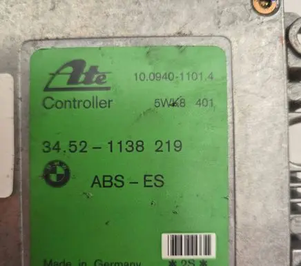 BMW 3 E36 ABS control unit/module 34521138219 10094011014 5WK8401