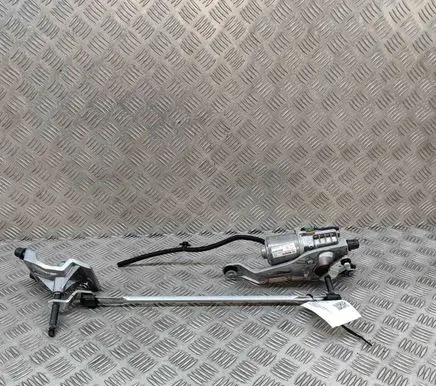 Front wiper linkage and motor
