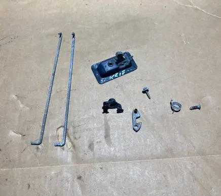 Mercedes-Benz E W124 Tailgate emergency lock open trim 1246923489