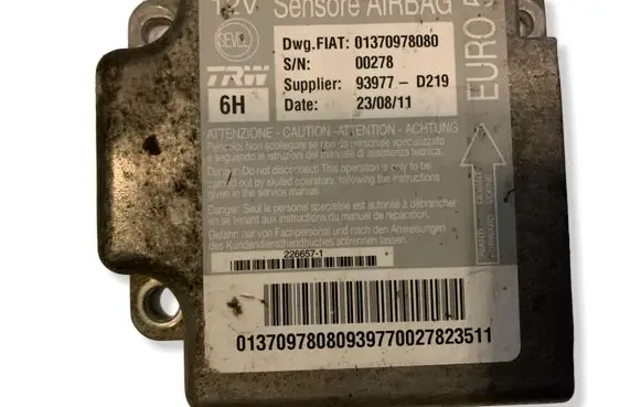 Fiat Ducato Airbag control unit/module 01370978080