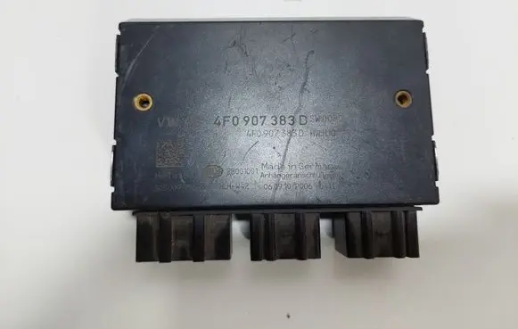 Audi A6 S6 C6 4F Tow bar trailer control unit/module 4F0907383D