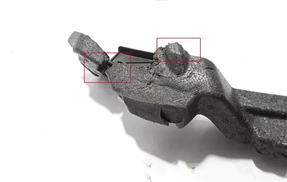 Audi A4 S4 B9 Front bumper foam support bar 8W0807550AC