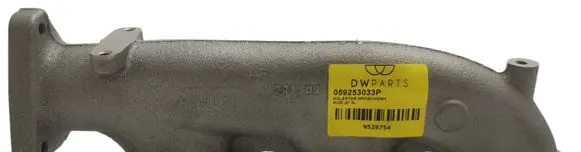 Audi Q7 4L Exhaust manifold 059253033P