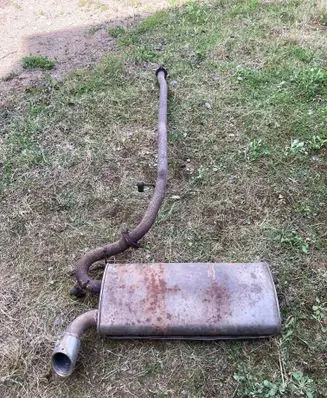 Opel Antara Muffler/silencer 