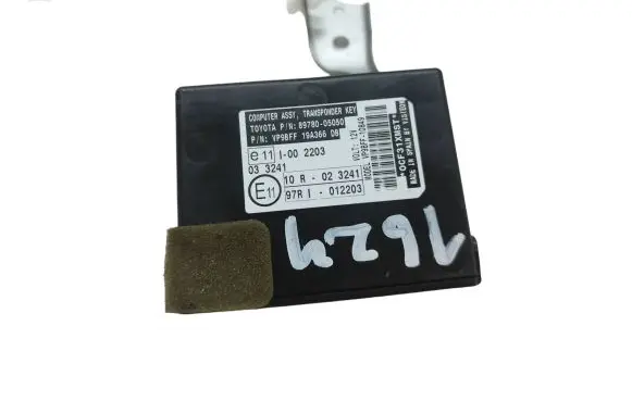 Toyota Avensis T270 Immobilizer control unit/module 8978005050 19A366DB VP9BFF10849