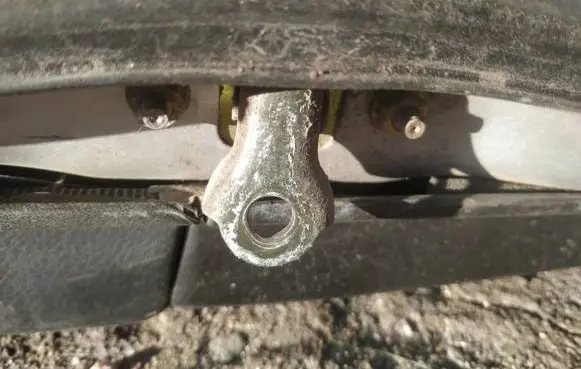 Subaru Legacy Rear door check strap stopper