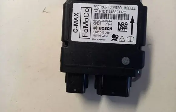 Ford C-MAX II Airbag control unit/module F1CT14B321RC 6V00078787AA 0285013268