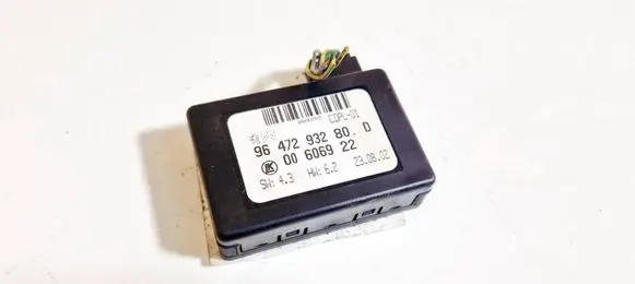 Peugeot 206 Rain sensor 9647293280 00606922