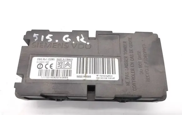 Citroen C6 Other control units/modules 9655140080