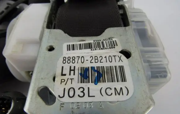 Hyundai Santa Fe Front seatbelt 888702B210TX