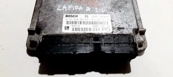 Opel Zafira A Engine control unit/module 24417169 0281010268