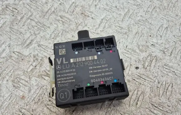 Mercedes-Benz C W204 Door control unit/module A2129004402