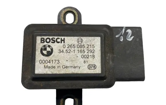 BMW 3 E46 ESP acceleration yaw rate sensor 1165292 34521165292 0265005215