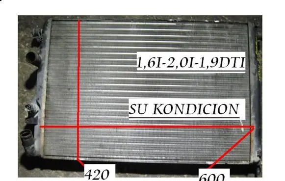 Renault Scenic I Coolant radiator 7700425842A 863322Z