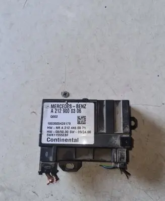 Mercedes-Benz E W212 Fuel injection pump control unit/module A2129000306 A2124460071 HW085000