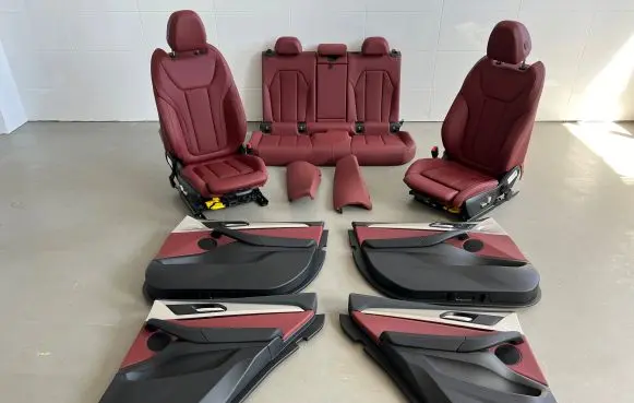 BMW X4 G02 Seat and door cards trim set bmwx4srodeknowy