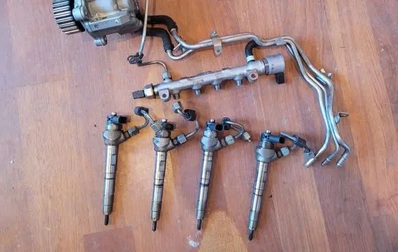Audi A6 S6 C7 4G Fuel injection system set 04L130755D 0445010537