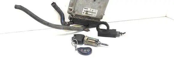 Opel Astra G Engine ECU kit and lock set 09133267