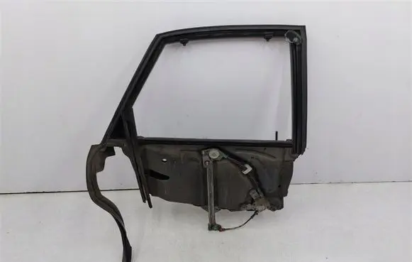 Rear door window regulator with motor