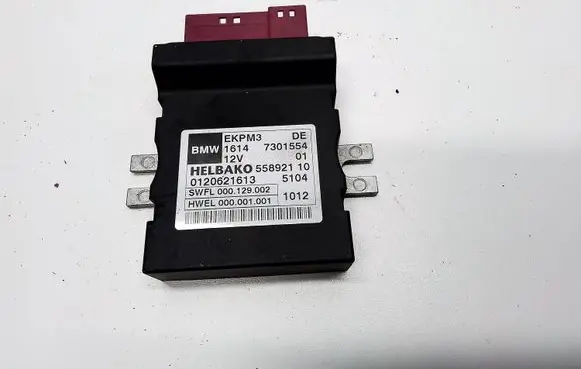 BMW 1 F20 F21 Fuel pump relay 7301554 0120621613 65892111