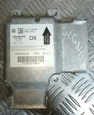 Opel Signum Airbag control unit/module 13170589