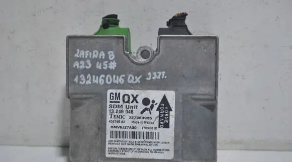 Opel Zafira B Airbag control unit/module 13246046QX