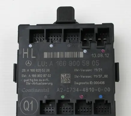 Mercedes-Benz GL X166 Door control unit/module A1669005805