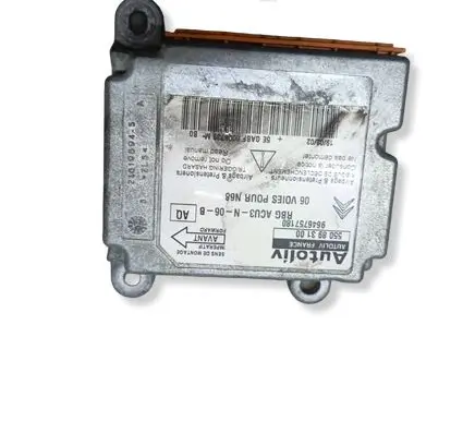 Citroen Xsara Picasso Airbag control unit/module 9646757180 550893100