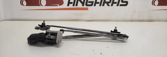 Front wiper linkage and motor