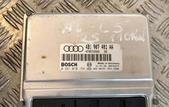 Audi A6 S6 C5 4B Engine control unit/module 4B0907401AA 28RTE477 0281010154