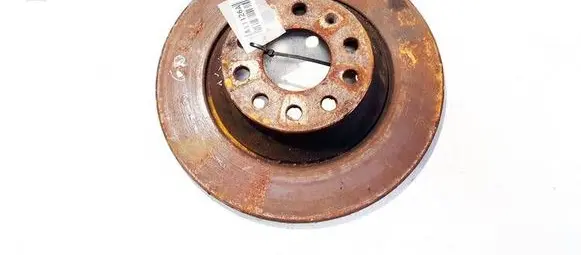 Audi A6 S6 C6 4F Rear brake disc NEVENTILIUOJAMAS