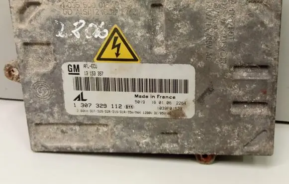 Opel Zafira B Headlight ballast module Xenon 13153357 1307329112