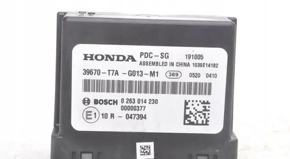 Honda HR-V Parking PDC control unit/module 39670T7AG013M1