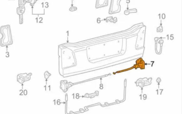 Loading door lock