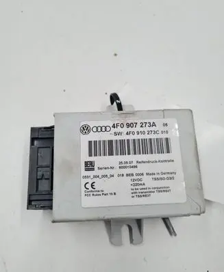 Audi A6 S6 C6 4F Tire pressure control unit 4F0907273A 4F0910273C
