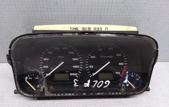 Volkswagen Golf III Speedometer (instrument cluster) 1H6919033A