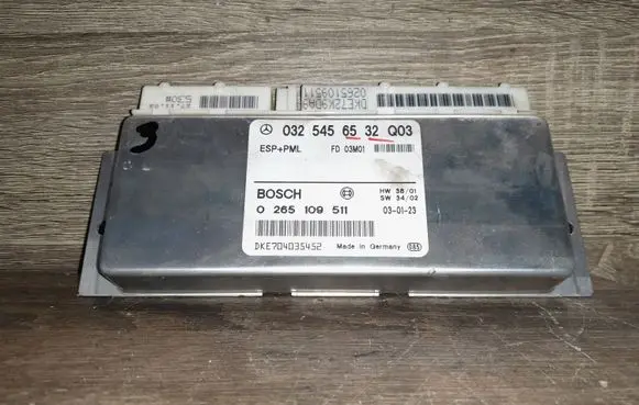 Mercedes-Benz E W211 ESP (stability system) control unit 0325456532Q03 0265109511