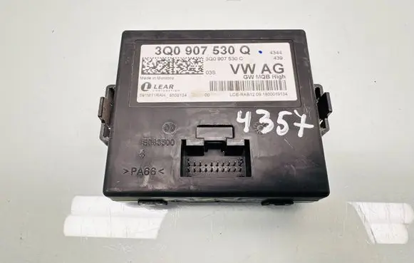 Volkswagen Touran III Other control units/modules 3Q0907530Q 3Q0907530C 591M11RAH